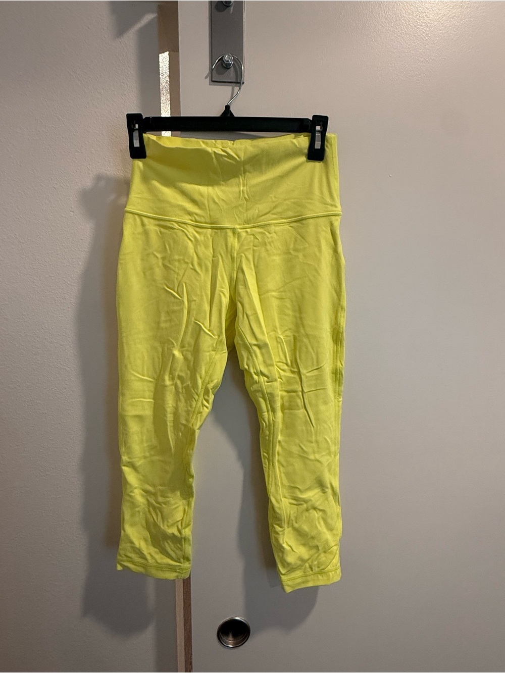 lululemon athletica Neon Yellow Leggings with High Waist